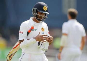 nz vs sl karunaratne s maiden ton helps sri lanka to post 293/5 after day 3