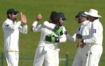 pakistan vs new zealand scoreboard at end of 1st test day 5