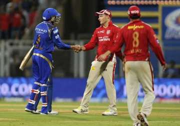 ipl 8 kings xi beat mi by 18 runs despite harbhajan blinder