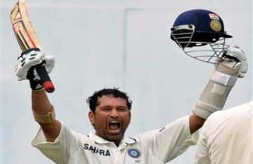 sachin hit at helmet during practice