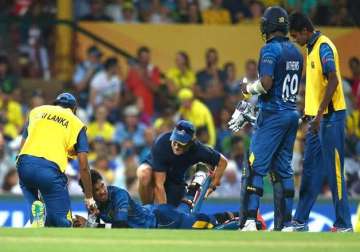 world cup 2015 injuries cause concern for sri lanka ahead of scotland match