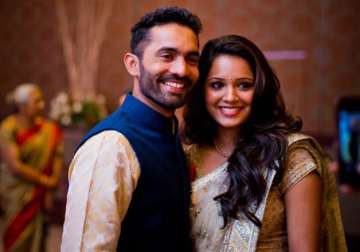 in pics dinesh karthik ties the knot with dipika pallikal in chennai