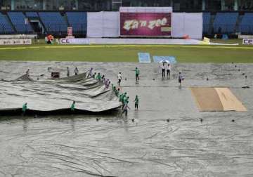 rain halts bangladesh march in first odi against india