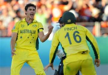 world cup 2015 australia dismisses scotland for 130