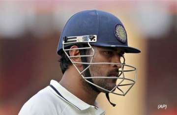 dhoni unhappy with nature of indian pitches