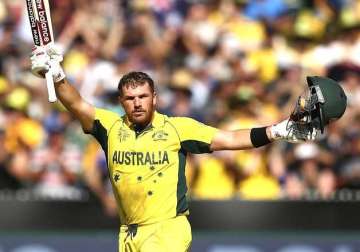 world cup 2015 ton up finch leads australia to 342 9 vs england