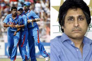 india has the home advantage says rameez raja