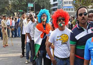 india pak match sidelights tight security keeps frenzied fans on the edge in bangalore