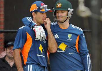 it will feel weird to play without ponting says clarke