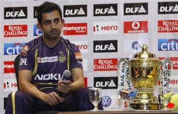 kkr won t just go out there to compete says skipper gambhir