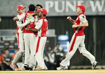 valthaty guides punjab to 8 wicket win over chargers