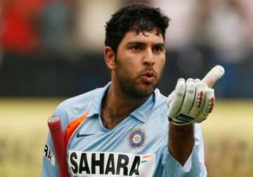 majestic double hundred by yuvraj as north in complete command