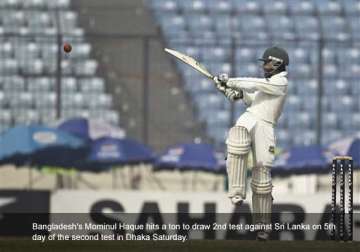 mominul haque helps bangladesh draw 2nd test against sri lanka