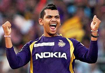 narine s four wicket haul brings kkr outstanding victory