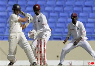 nz reaches 232 4 in 1st test against west indies