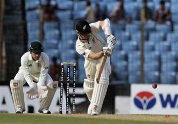 wiliamson s ton helped nz close day 1 on 280 5