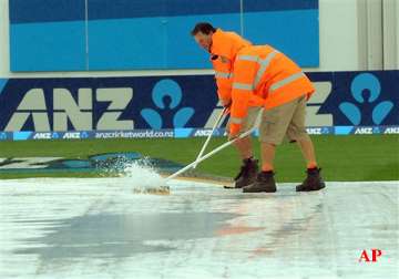 opening day of nz england series washed out