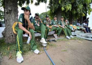 pak women s cricket team staying in stadium fearing attacks