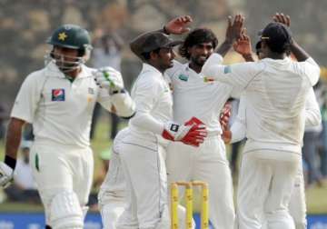 pakistan sri lanka seires 2nd test day 5 pakistan bowled out for 359