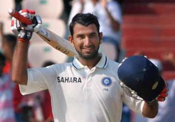 pujara triple ton puts india a on verge of victory