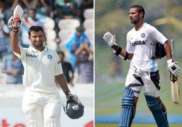 pujara dhawan in mumbai a squad for warm up tie against eng