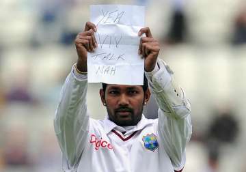ramdin fined for richards message