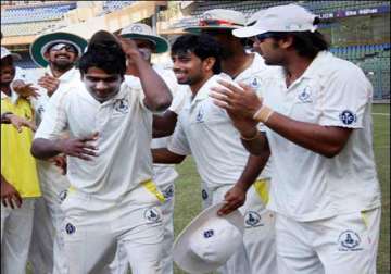 ranji trophy tamil nadu on brink of victory