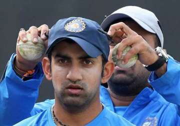 ready to captain india test team says gambhir