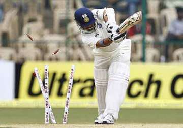 sachin tendulkar disappoints in ranji match bowled for five runs