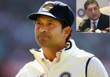 sachin s departure will create a huge void in indian cricket says bcci chief srinivasan