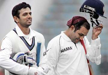 sehwag dravid rubbish rumours of rift in indian team