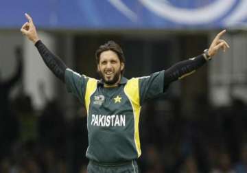 shahid afridi to lead pakistan a squad