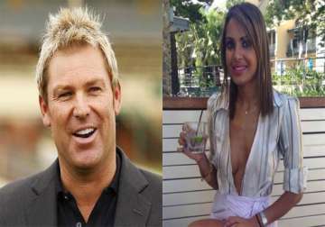 shane warne gets intimate with hairdresser zanbagh khalili