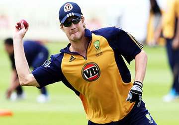 shane watson to prove fitness before second test