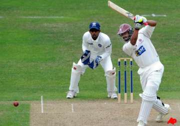somerset pile up 329 for two as india struggle on first day