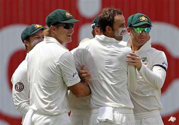 spinner lyon gives australia the edge in 2nd test