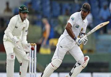 sri lanka 196 2 at tea on day 1 of 2nd test against bangladesh