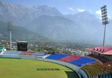 sun warms up dharamsala ahead of odi