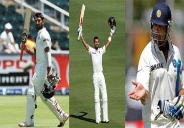 top 5 highest test run getters among indian batsmen in 2013