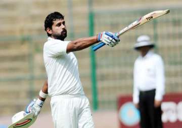 vijay scores ton as rest of india dominate on day one