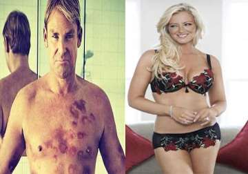 warne does it again spends time with bra tycoon in a hotel
