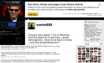 whoever bats first will be ahead shane warne on twitter