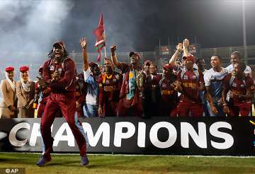 west indies demolish sri lanka to lift icc world cup t20