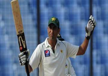 younis double century puts pakistan in control