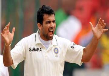 zaheer s post lunch burst helps india a level series with west indies a