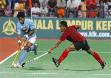 hockey ramandeep stars as india register second win in johor cup