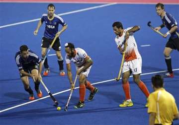 champions trophy india go down 2 4 to argentina