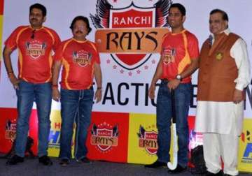ms dhoni wishes his team ranchi rays ahead of hil