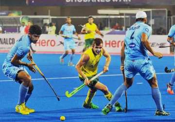 indian hockey team sets sights on conquering pakistan australia