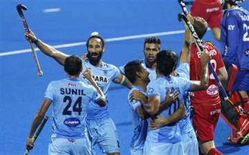 champions trophy india hammer belgium set up semifinal date with pakistan